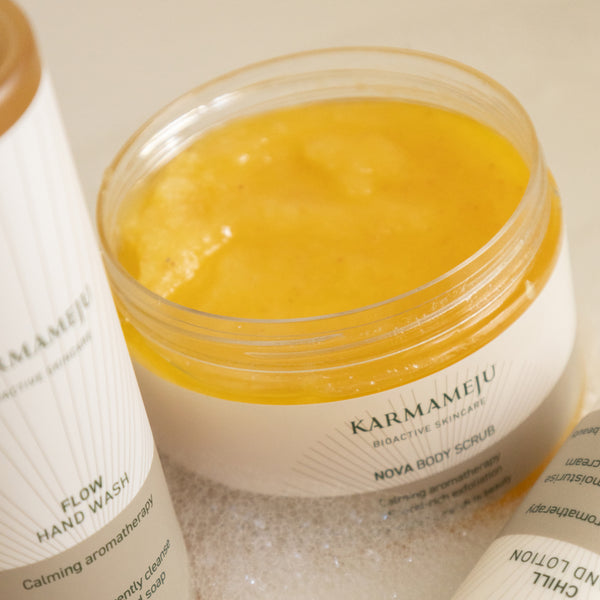 【新品・未使用】 Noema Body Scrub 2個セット Natural Salt Body Scrub with aromatherapy. – Karmameju Skincare
