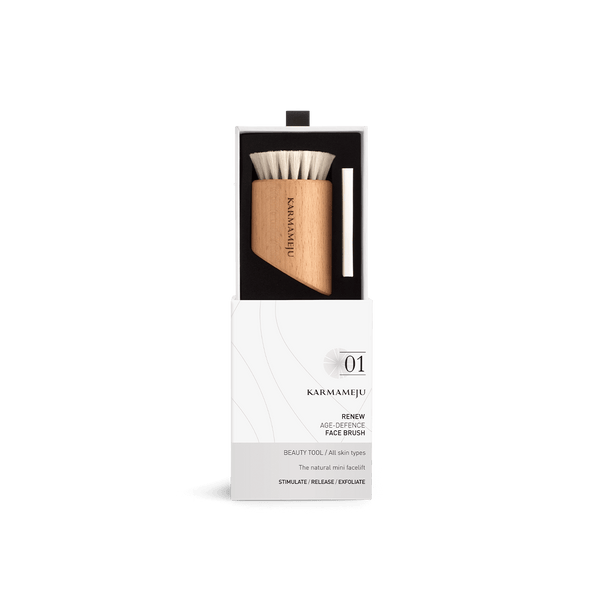 Face Brush Gentle exfoliation for skin Karmameju Skincare