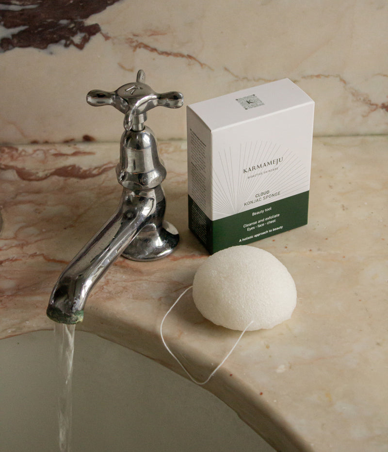 MUSE cleansing balm + CLOUD konjac sponge
