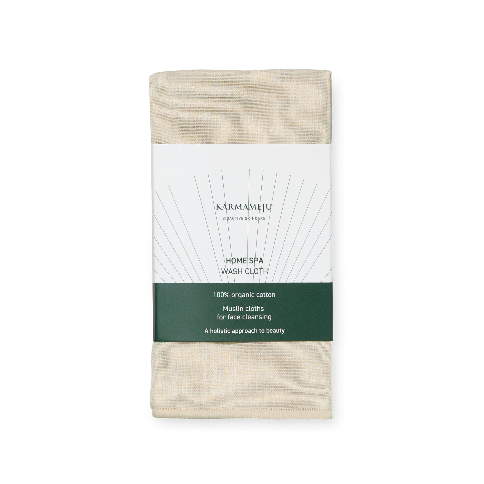 HOME SPA washcloth Karmameju Skincare