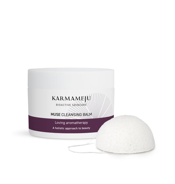 MUSE cleansing balm + CLOUD konjac sponge