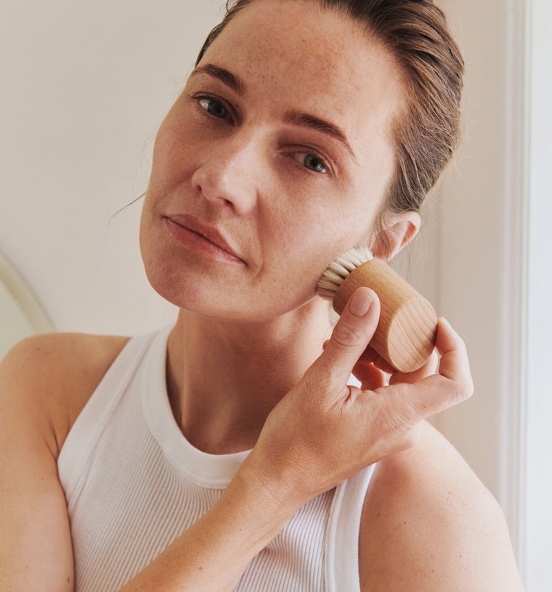 ボディ・フェイスケア KARAMAN BEAUTY BRUSH Face Brush | Gentle exfoliation for skin – Karmameju Skincare