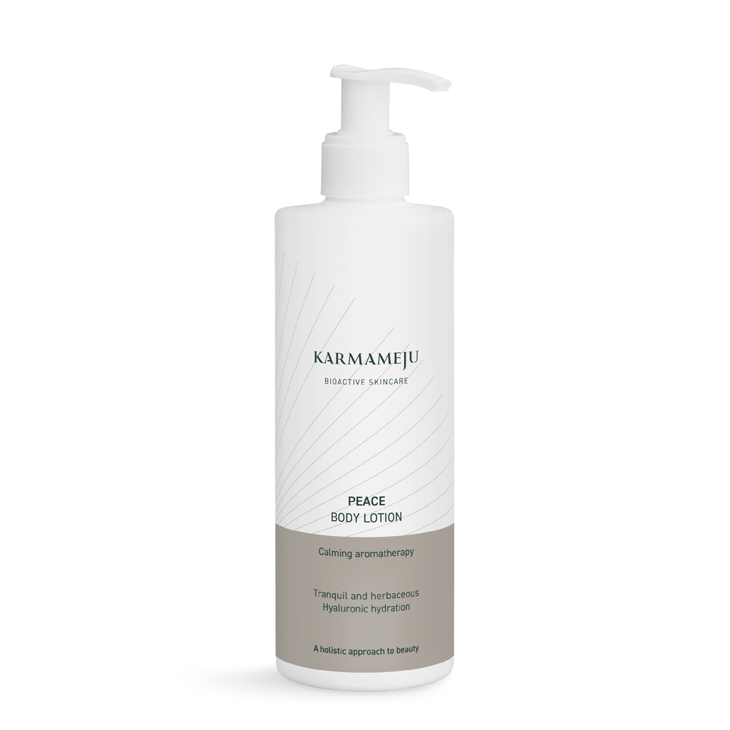 Aromatherapeutic Body Lotion. Luxury Danish Skin Care. – Karmameju
