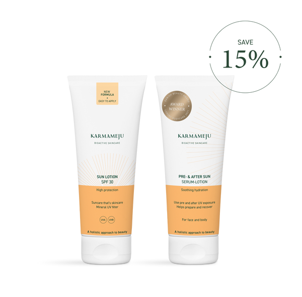 ﻿﻿SUN kit before and after sun