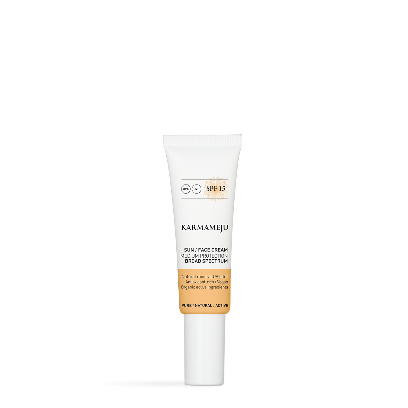 Face sunscreen, SPF 15 Karmameju Skincare