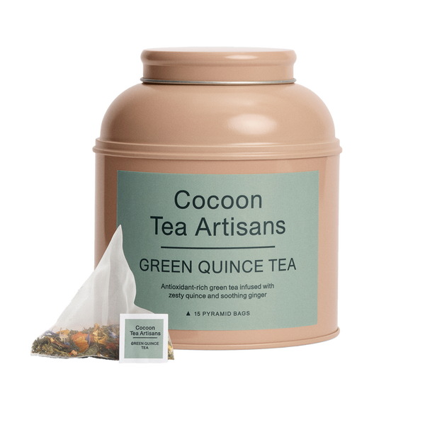 Green Quince Tea Caddy - Cocoon Tea Artisans