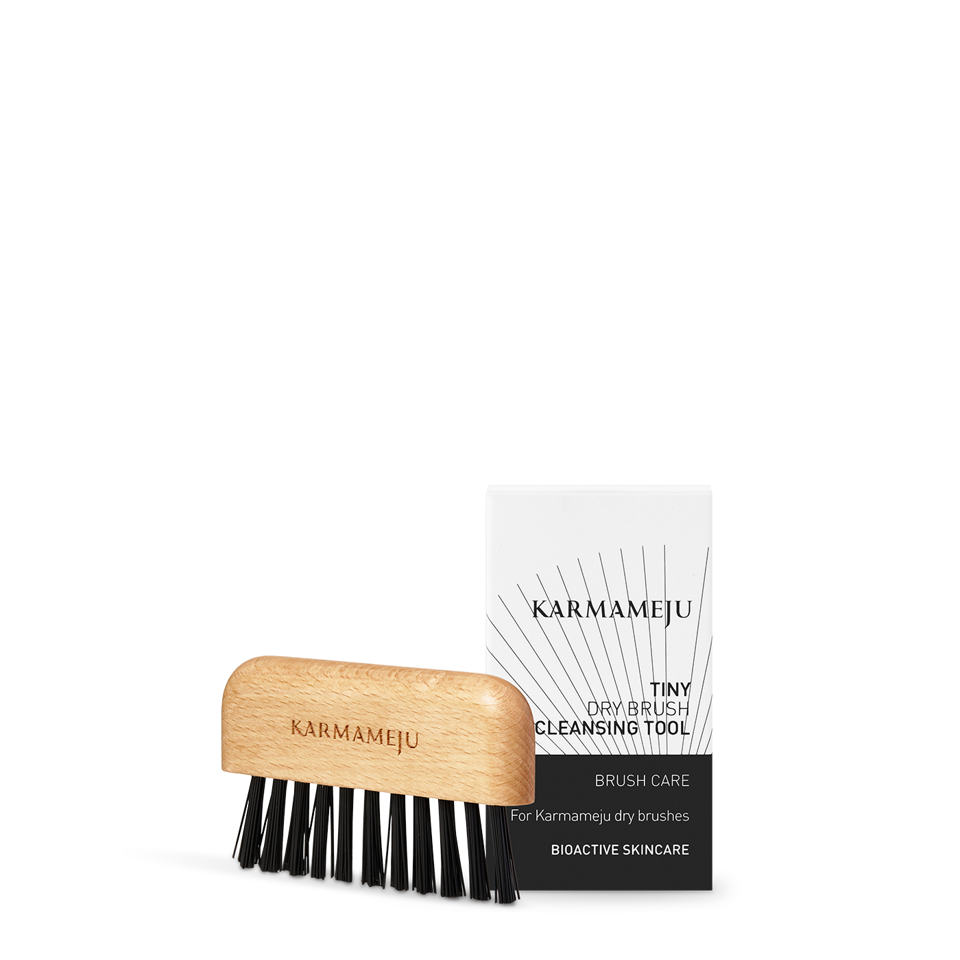 TINY dry brush cleansing tool Karmameju Skincare