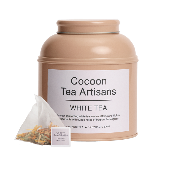 White Tea Caddy - Cocoon Tea Artisans